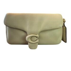 COACH Tag Pillow Tabby Leather Shoulder Bag